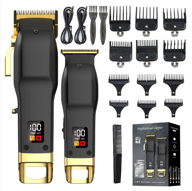 PearlMax Custom Metal Digital Hair Clipper