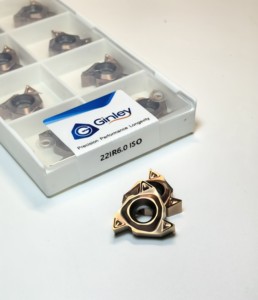 Inserto de roscado Ginley 22IR A60 A55 Inserto de rosca interna Carburo 22IR Inserto de roscado de carburo interno para acero inoxidable - Product Image 2