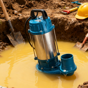 Edelstahl-Abwasser-Tauchpumpe mit Kupferdrahtmotor, Hoher Durchfluss, Hohe Förderhöhe, Messingkonstruktion - Product Image 1