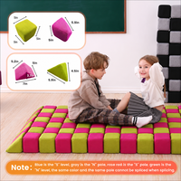 Blocs de construction magnétiques souples Ropecube de grande taille, jouets éducatifs STEM, blocs d'assemblage amusants pour enfants