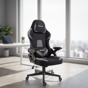 Nouvelle conception de chaise pivotante réglable en tissu et acier inoxydable, très bon marché, confortable, ergonomique, pour le jeu, 5982, très abordable - Product Image 1