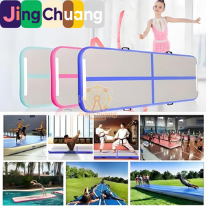 <span class=keywords><strong>Tapis</strong></span> <span class=keywords><strong>de</strong></span> gymnastique et <span class=keywords><strong>de</strong></span> yoga <span class=keywords><strong>gonflable</strong></span> transfrontalier, équipement <span class=keywords><strong>de</strong></span> protection pour la <span class=keywords><strong>gym</strong></span>, la danse, les arts martiaux et l'entraînement <span class=keywords><strong>de</strong></span> flips, avec surface brossée pour le sport - Product Image 3