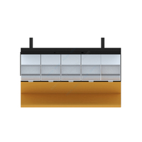 Support de présentation de noix en métal et acrylique de qualité supérieure avec boîte de rangement transparente