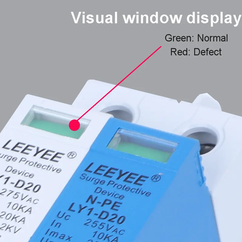 hot sell spd 2p 220v 20kA lightning surge arrester device