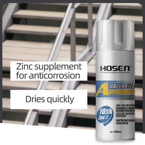 HOSEN Zinc de galvanisation à froid bleu et blanc économique pour surfaces en acier inoxydable, aluminium et chrome – Meilleur spray de protection - Product Image 2