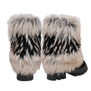 Stivali più nuovi scarpe da <span class=keywords><strong>donna</strong></span> stivali da neve albero di vitello da caccia stivali da <span class=keywords><strong>donna</strong></span> con <span class=keywords><strong>calzature</strong></span> da fabbrica di pelliccia - Product Image 3