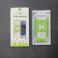 Protecteur d'écran transparent HD pour iphone 13 pro maxx dépoussiérage en verre trempé ESD grande fenêtre pour iphone13pro