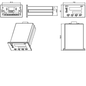 BC360A Industriële Flexibele Indicatorregelaar Kwantitatieve Weegfunctie Hoge Resolutie Dosering OEM ODM Aluminium - Product Image 4