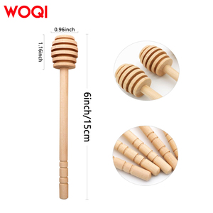 WOQI تصميم أخدود خفيف الوزن سهل التنظيف وقابل لإعادة الاستخدام ملعقة خادم عسل للعسل والشراب والدبس - Product Image 2