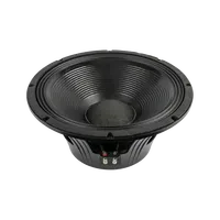 Subwoofer PA professionnel en aluminium noir de 18 pouces 1000W RMS