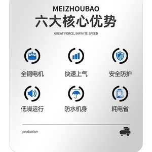 เครื่องอัดอากาศแบบลูกสูบสายพาน Mzb รุ่น V-0.25 220V แบบหล่อลื่นด้วยน้ำมัน สำหรับงานอุตสาหกรรม ซ่อมแซมยานยนต์ และตกแต่งบ้าน - Product Image 3