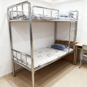 Современная двухъярусная кровать для тюрем из нержавеющей стали с регулируемой высотой - Product Image 5