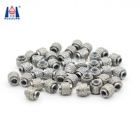 Huazuan 10.5mm Diamond Bead Wire Saw Arix Brazing Diamond Beads.