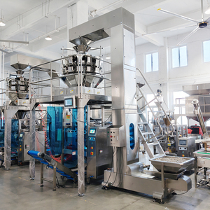 Machine d'emballage automatique VFFS avec pesage et scellage pour sachets, canettes, noix, aliments, bananes, bonbons, snacks, granulés d'azote, chips de pommes de terre - Product Image 5