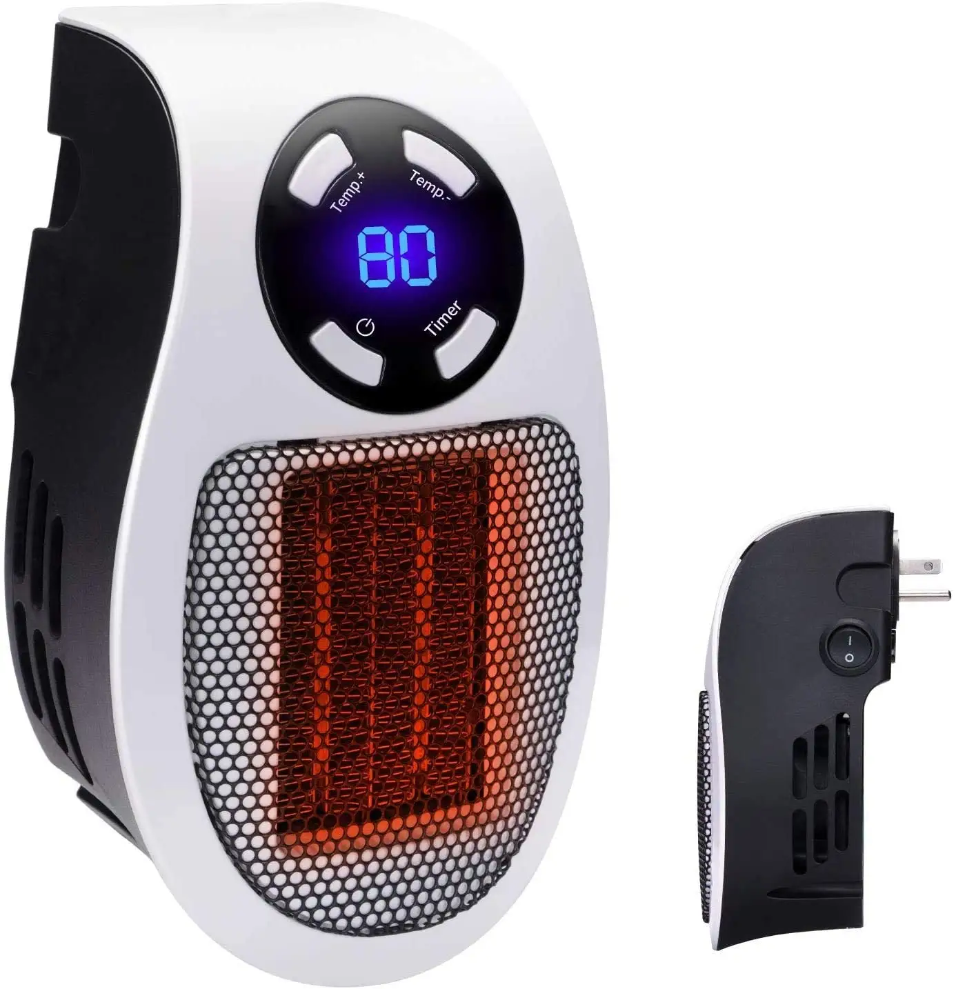 High Quality Mini Air Heater Space Ptc Portable Wall Mounted Room Fan Mini Electric Plug In Heater