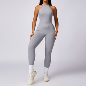Mono Deportivo al por Mayor de Fábrica, Transpirable, Suave, para <span class=keywords><strong>Yoga</strong></span>, Traje de Una Pieza, Ropa de Gimnasio para Mujer - Product Image 3