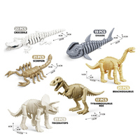 Coffret Surprise DIY : Jouet d'Assemblage de Squelette Fossilisé de Créature Préhistorique pour Enfants