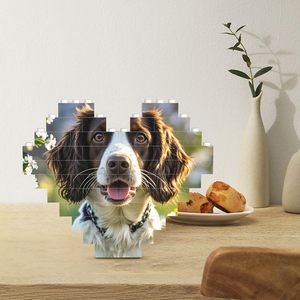 <span class=keywords><strong>Puzzle</strong></span> <span class=keywords><strong>3D</strong></span> a Forma di Cuore con Simpatico Springer Spaniel, Blocchi di Cartone Personalizzati con Foto per <span class=keywords><strong>Adulti</strong></span>, Decorazione per la Casa, Regalo - Product Image 1