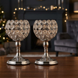 เชิงเทียนคริสตัลที่มีเสน่ห์สำหรับบ้านของคุณที่วางชาเพื่อผ่อนคลายเพื่อยกระดับพื้นที่ของคุณ - Product Image 6