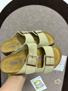 <span class=keywords><strong>Sandali</strong></span> Pop Europei e Americani con Cinturini Multipli per Donna e Uomo, Comodi per Esterni, in Pelle con Suola in Sughero, Scarpe Mule Personalizzate - Product Image 5