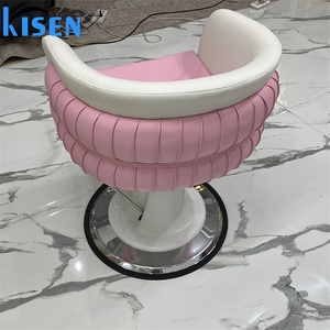 เก้าอี้ทำผมเด็ก Kisen Luxury สำหรับร้านเสริมสวย เก้าอี้ตัดผมเด็กแบบมืออาชีพ พับได้ ยกขึ้นลงได้ พร้อมปั๊มไฮดรอลิกขนาดใหญ่ เฟอร์นิเจอร์ร้านเสริมสวย - Product Image 4