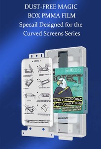 Ma Thuật Hộp PMMA Bảo Vệ Màn Hình Cho Huawei P40Pro P40Pro + Cộng Với Dễ Dàng Cài Đặt Bảo Vệ Phim Cho Huawei Màn Hình Cong Điện Thoại Di Động - Product Image 2