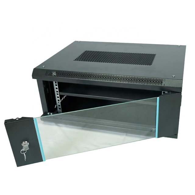 CE Approved Server Rack IP20 Customized 19'' 4U 6U 9U 12U 15U 18U Wall Mount Small Internet Metal Network Cabinet