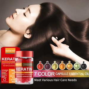 Prix d'usine Huile capillaire de traitement aux vitamines pures Capsule de croissance des cheveux Sérum capillaire <span class=keywords><strong>Kératine</strong></span> naturelle Capsules de vitamines pour cheveux pour hommes et femmes - Product Image 5