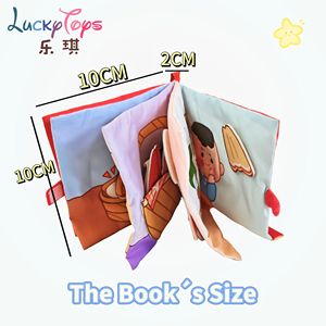 2025 superventas lindo <span class=keywords><strong>libro</strong></span> de <span class=keywords><strong>tela</strong></span> para bebé irrompible espesor textura transparente colorido multicolor juguete educativo a juego para niños - Product Image 6