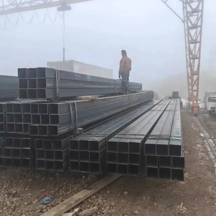 20*20 vuông SHS RHS Đen Carbon rỗng phần ống ASTM A500 Q235 hàn ống thép