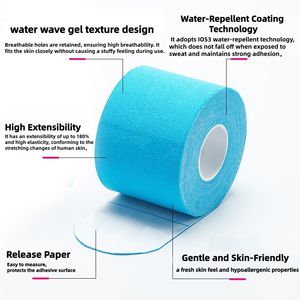 Pita kinesiologi untuk pekerja kantoran, bantuan leher dan nyeri bahu meningkatkan postur penopang harian - Product Image 6