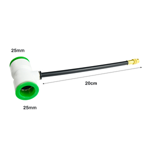 Connecteurs PPR Entenco, raccords rapides <span class=keywords><strong>pour</strong></span> buses de brumisation à flexion libre de 8 mm, <span class=keywords><strong>tuyau</strong></span> de 20 cm, tuyaux d'eau, système de brumisation - Product Image 2