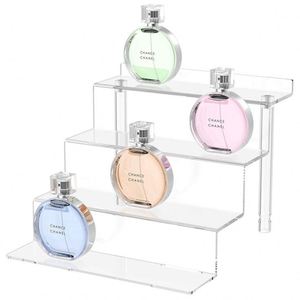 Support d'exposition de cosmétiques de luxe, présentoir à parfums pour les magasins de produits de beauté avec étagères en acrylique - Product Image 2