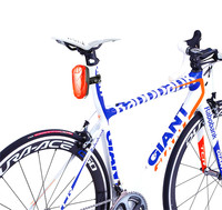 Rastreador GPS para Bicicleta, Oculto, en Tiempo Real, Batería de Larga Duración (25 Días), Dispositivos de Rastreo GPS GSM GPRS con Luz Trasera LED