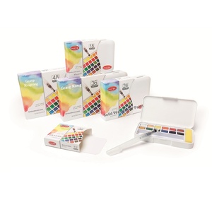 Ensemble d'art comprenant un tableau de <span class=keywords><strong>dessin</strong></span>, des outils et des peintures à l'eau solides, adaptés aux débutants, les peintures peuvent être lavées à l'eau - Product Image 6