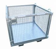 Cage à palettes pliable en fil métallique XZY, conteneur de stockage industriel empilable pour la logistique et la distribution en entrepôt