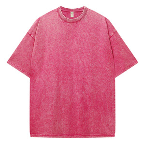 T-shirt en coton délavé style flocon de neige, col ras du cou, coupe ample, pour hommes et femmes, personnalisable - Product Image 6