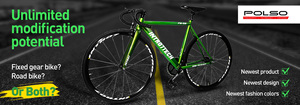 PB001 INTRO7 vélo à vitesse unique <span class=keywords><strong>Fixie</strong></span> Hi-Ten <span class=keywords><strong>cadre</strong></span> en alliage d'aluminium fourche en Fiber de <span class=keywords><strong>carbone</strong></span> 700c vélo à pignon fixe - Product Image 4