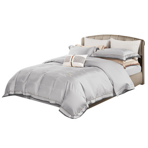   Parure de lit quatre pièces en coton, motif montagne uni, rafraîchissante pour l'été, usage domestique 200x230 220x240 - Product Image 3