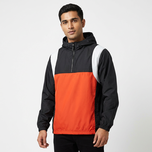 Fashionable Spring Summer Custom Logo Lightweight Stand Collar Windproof Windbreaker <b>Jackets</b> - Product Image 1