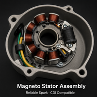 Nouveau Moteur de Moto 110cc Refroidi par Air, Monocylindre, 4 Temps, Allumage CDI, OEM ODM, Marque Personnalisée, Stator Magnéto