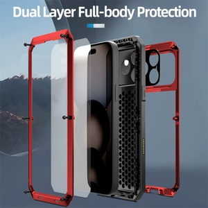 Funda Protectora para iPhone 17 Pro Max, Protección 360, Aleación de Aluminio Resistente, con Protector de Pantalla Integrado, Antigolpes - Product Image 5