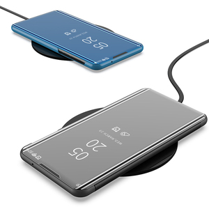 Fundas de teléfono con espejo galvanizado para Samsung Galaxy S23 <span class=keywords><strong>S22</strong></span>, nuevas llegadas, soporte de Vista transparente - Product Image 4