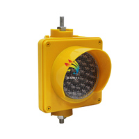 Mini 100mm 4 pouces couleur unique feu de signalisation rouge jaune vert LED jouet d'enseignement Compatible avec les Sources d'alimentation DC12V DC24V AC220V