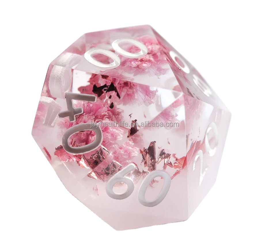 Высококачественный Набор для штамповки 33 мм большой размер D20 острые края полимерные игральные кости для подземей и драконов Блестящий прозрачный набор игральных костей