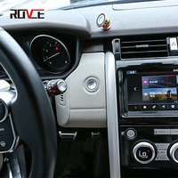 Interrupteur démarrage bouton d'arrêt bouton de couverture autocollants revêtement d'habillage couleur divers accessoires intérieurs de voiture adaptés pour Land Rover