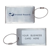 Étiquette personnalisée en métal Imprimé de voyage Sangle vierge personnalisée Logo Anime Étiquettes à bagages en aluminium Kawaii avec logo personnalisé
