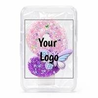 Bougies personnalisées élégantes numérotées avec motif papillon dégradé violet scintillant, bougies d'anniversaire pour pâtisseries et vente au détail