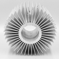 Dissipateur thermique/radiateur d'usinage CNC, profil en aluminium haute difficulté pour dissipateur thermique/radiateur