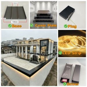 Capuchons de clôture en aluminium faciles à installer |   Revêtement mural économiseur de travail |   Revêtement mural en métal durable |   Support pour dimensions personnalisées - Product Image 6
